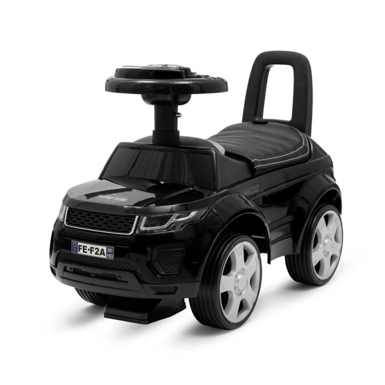 Jeździk SUV ekoskóra Prime czarny, Baby Mix