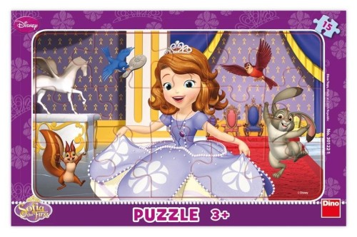 Puzzle 15 ramkowe Jej wysokość Zosia, Dino Toys