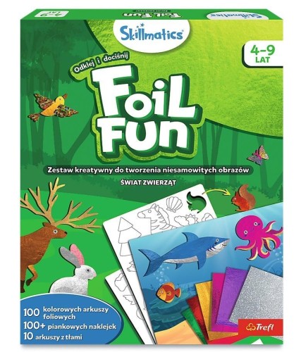Zestaw Skillmatics Foil Fun Świat Zwierząt TREFL