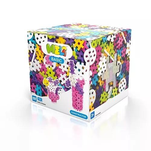 Klocki Meli Basic Constructor Pink 400szt, Meli