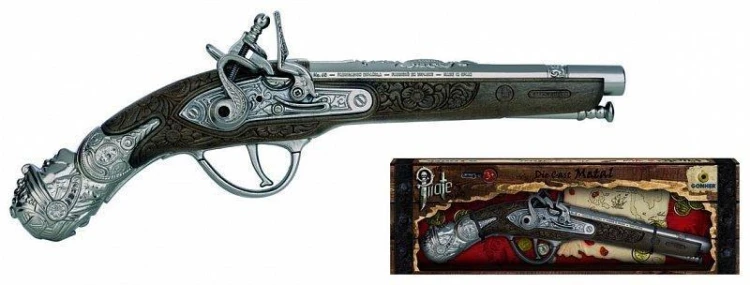 Metalowy pistolet pirata, Gonher