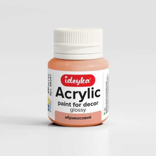 Farba akrylowa Morela 20ml, Ideyka