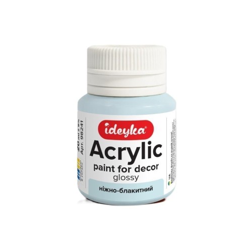 Farba akrylowa Delikatny niebieski 20ml, Ideyka