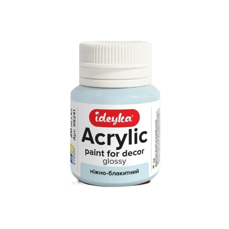 Farba akrylowa Delikatny niebieski 20ml, Ideyka