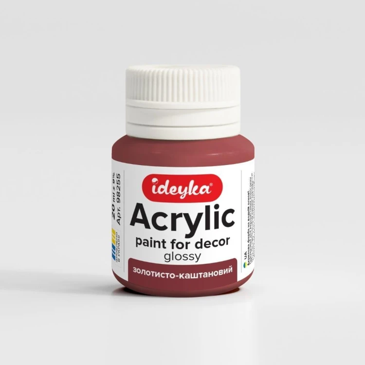 Farba akrylowa Złoty kasztan 20ml, Ideyka