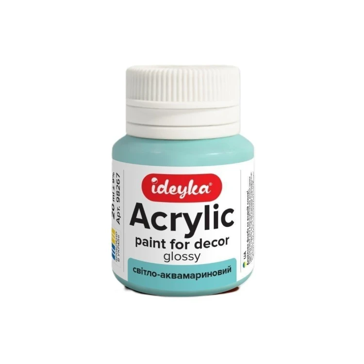 Farba akrylowa Jasny akwamaryn 20ml, Ideyka