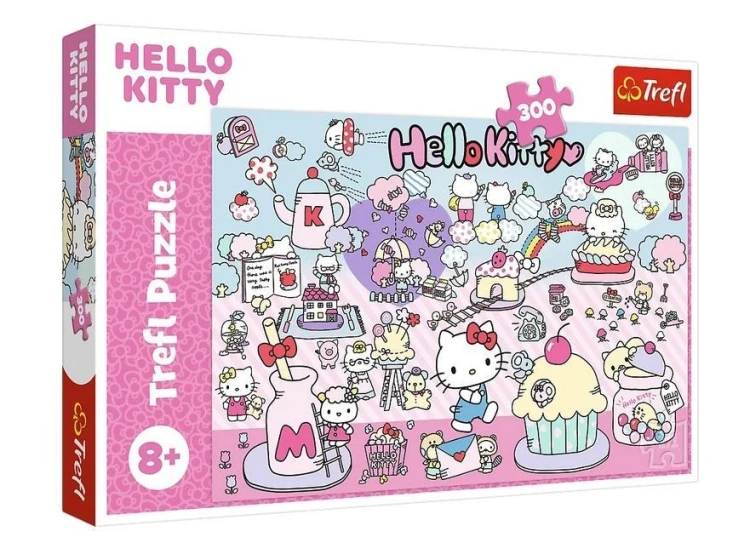 Puzzle 300 Poznaj świat Hello Kitty TREFL, Trefl