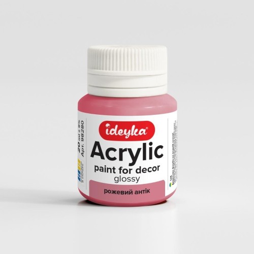 Farba akrylowa Różowy antyk 20ml, Ideyka