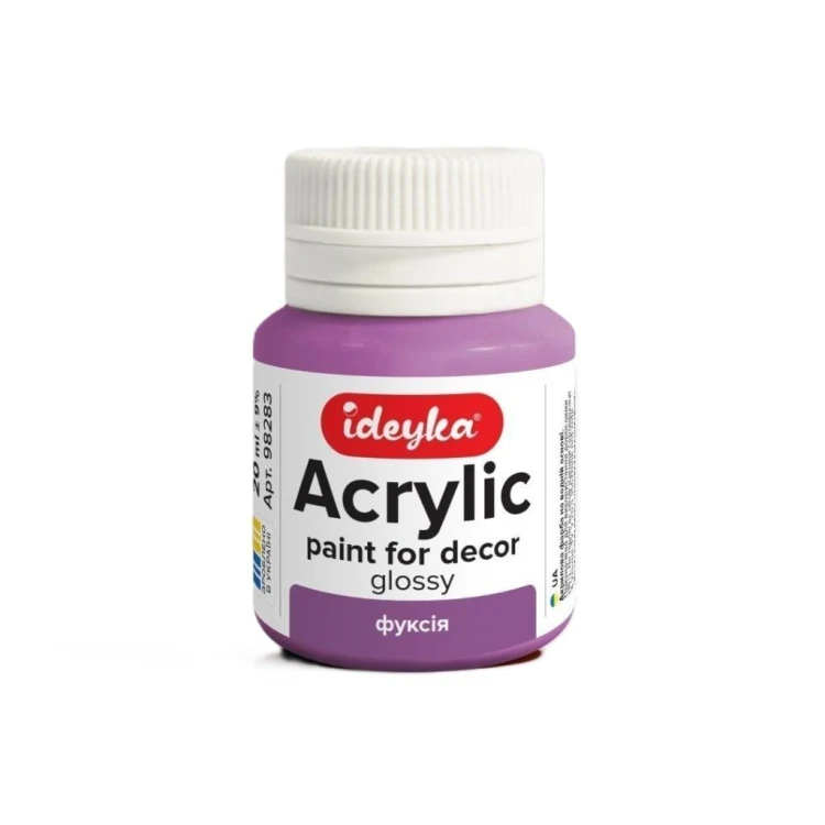 Farba akrylowa Fuksja 20ml, Ideyka