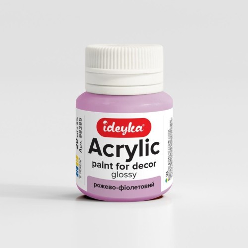 Farba akrylowa Różowy i fioletowy 20ml, Ideyka