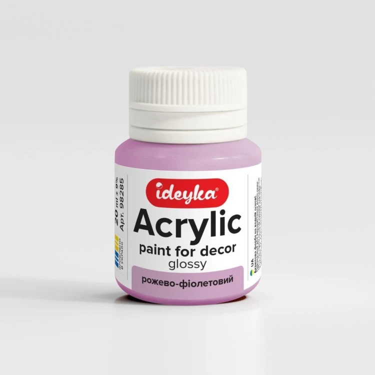 Farba akrylowa Różowy i fioletowy 20ml, Ideyka