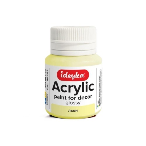 Farba akrylowa Len 20ml, Ideyka