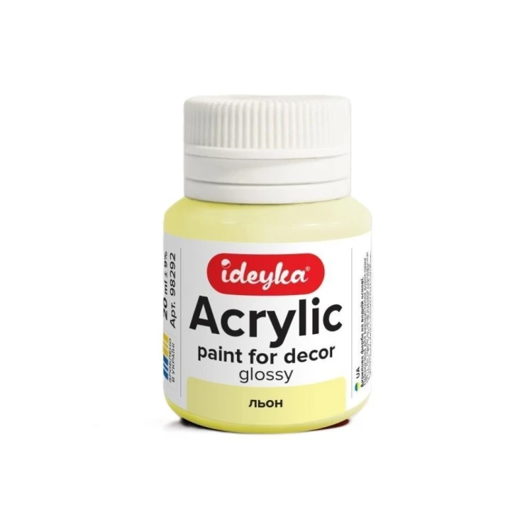 Farba akrylowa Len 20ml, Ideyka