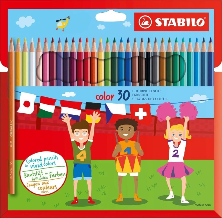 Kredki Color 30 kolorów STABILO, Stabilo