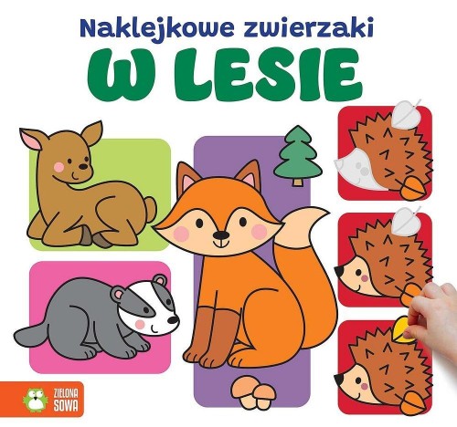 Naklejkowe zwierzaki. W lesie, Natalia Berlik