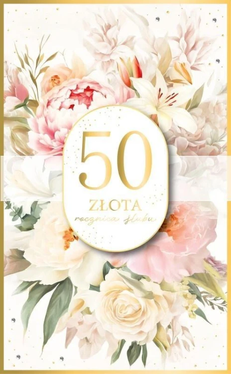 Karnet Rocznica Ślubu 50