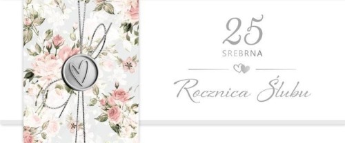 Karnet Rocznica Ślubu 25