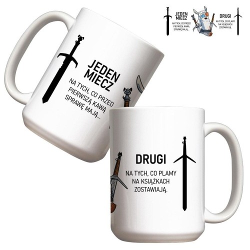 Kubek - Wiedźlam dwa miecze 440ml, Molom
