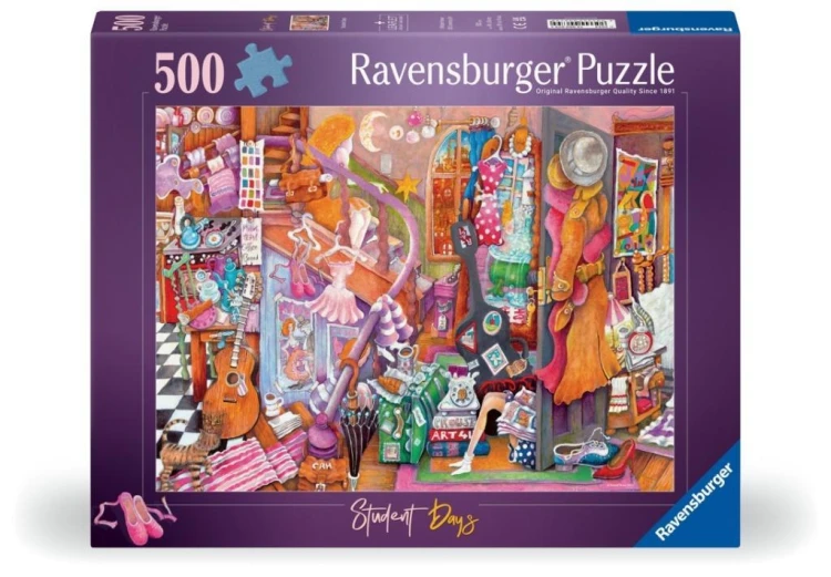 Puzzle 2D: Artystyczny nieład 500el, Ravensburger