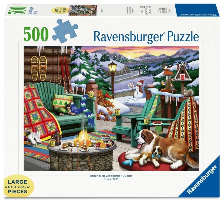 Puzzle 2D: Zimowy klimat 500el, Ravensburger