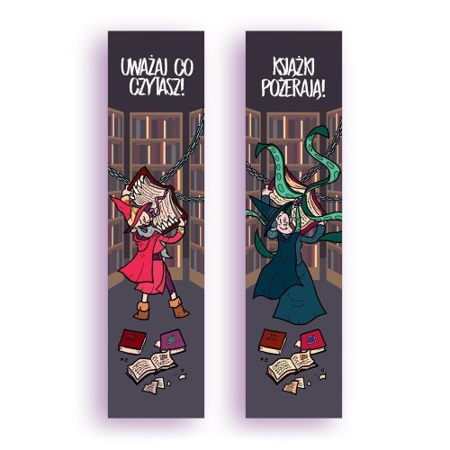 Zakładka kartonowa - Uważaj co czytasz!, Molom