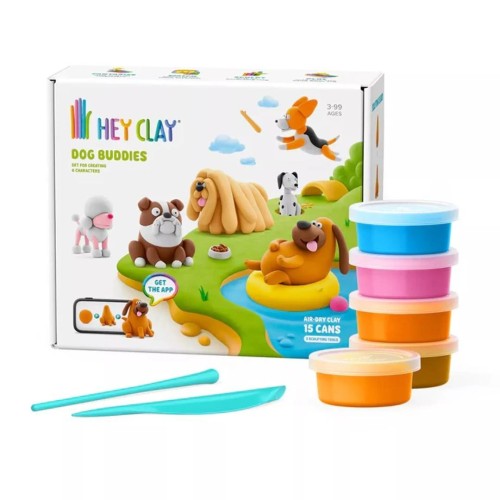 Hey Clay - Zestaw Psi Przyjaciele 15pak, TM Toys