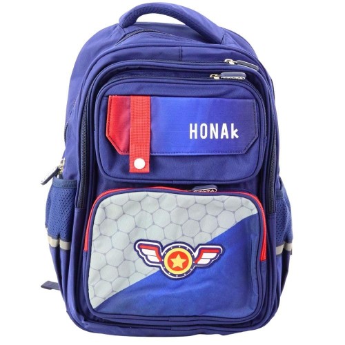 Plecak szkolny granatowy 20L, Leantoys