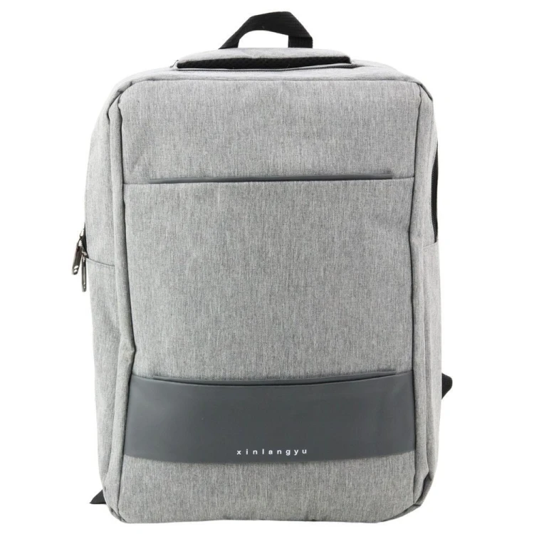 Plecak biznesowy z USB szary 14L, Leantoys