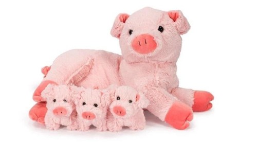 Mama świnka z 3 młodymi świnkami, Cozy Noxxiez