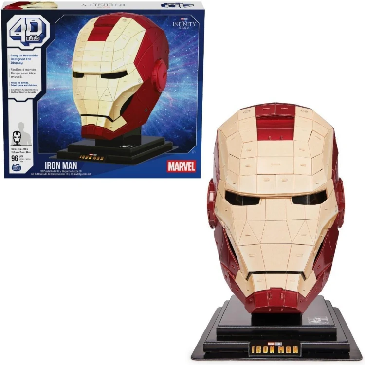 Puzzle 96 4D Kask Iron Man'a, Spin Master