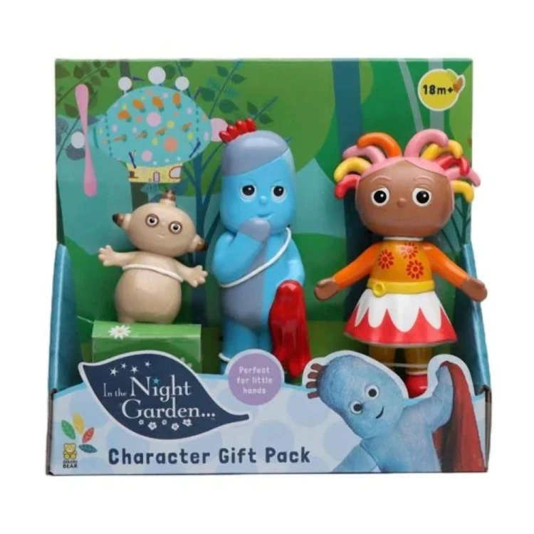 Zestaw figurek: Makka Pakka, Igipigiel, Upsy Daisy