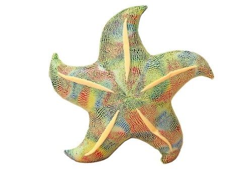 Poduszka pluszowa rozwgwiazda żółta 45cm