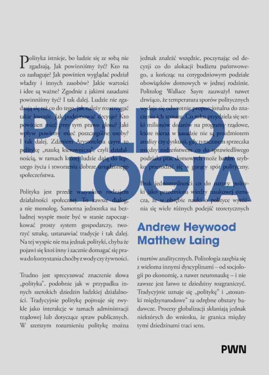 Politologia, Andrew Heywood, Matthew Laing