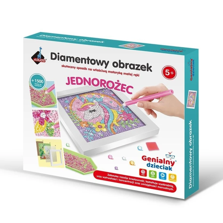 Haft diamentowy jednorożec, Askato