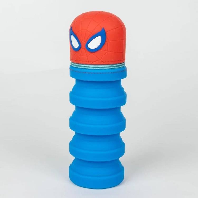 Piórnik gumowy rozkładany Spiderman