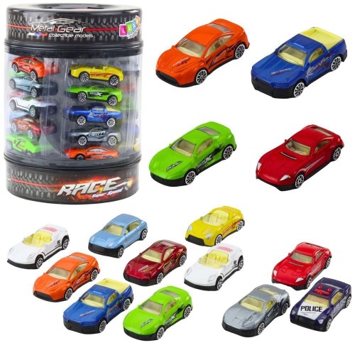 Zestaw Resoraków w tubie 1:64, Leantoys