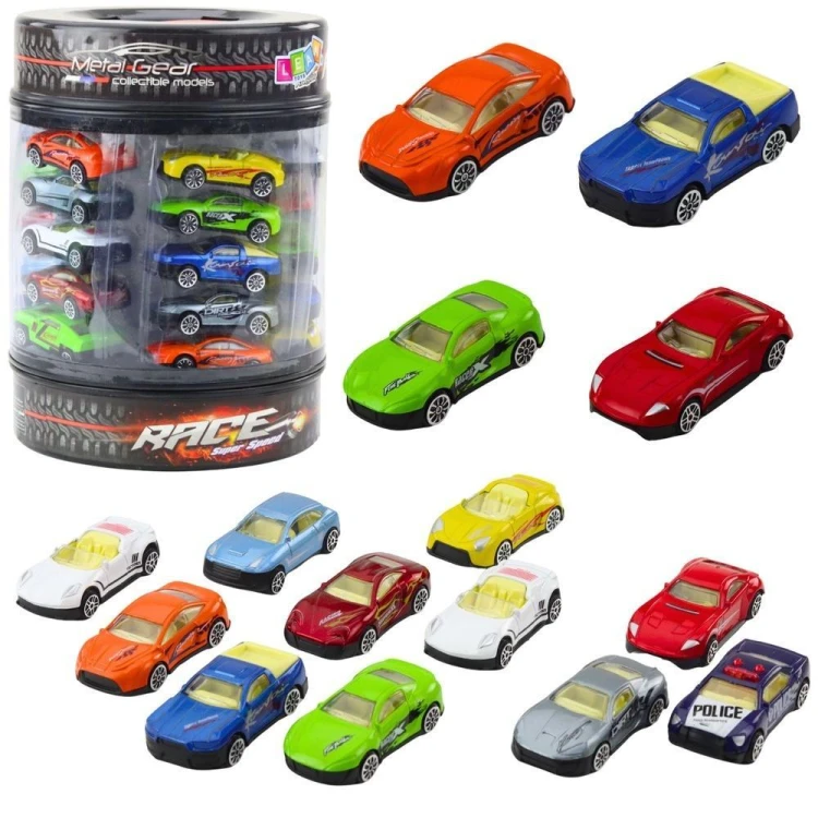 Zestaw Resoraków w tubie 1:64, Leantoys