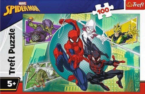 Puzzle 100 Spiderman Pajęczna TREFL, Trefl