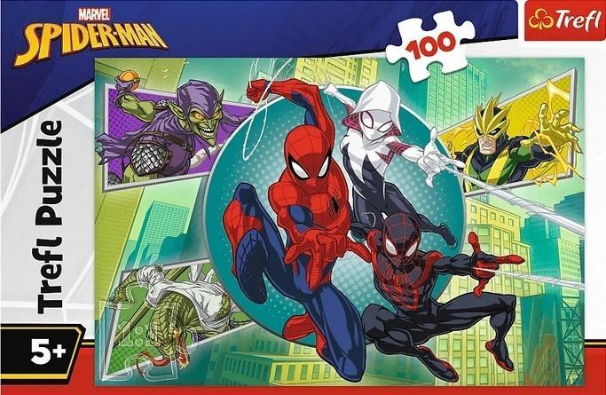 Puzzle 100 Spiderman Pajęczna TREFL, Trefl