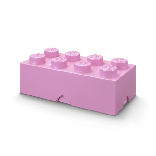 LEGO(R) pojemnik klocek ósemka różowy jasny, NHG