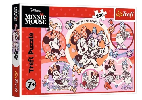 Puzzle 200 Zwyczaje Myszki Minni TREFL, Trefl