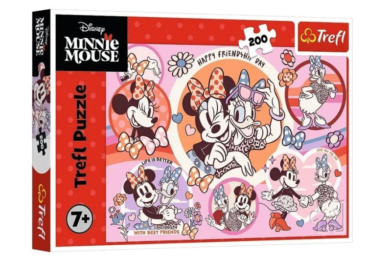 Puzzle 200 Zwyczaje Myszki Minni TREFL, Trefl