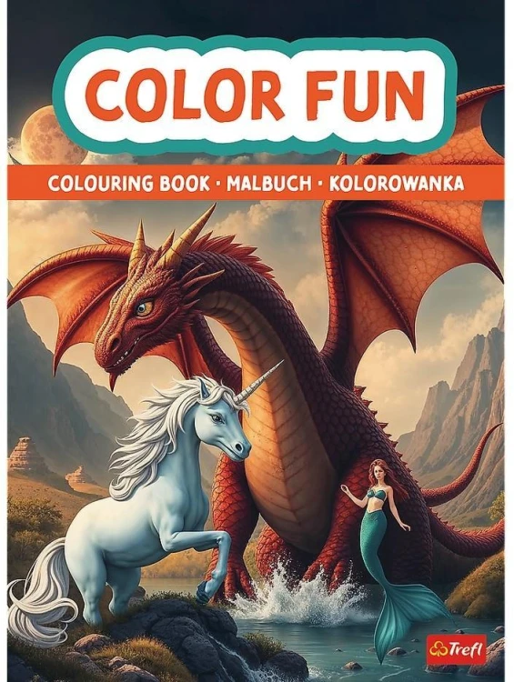 Świat fantasy. Kolorowanka TREFL