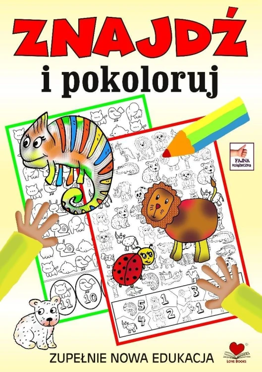 Znajdź i pokoloruj. Zupełnie nowa edukacja