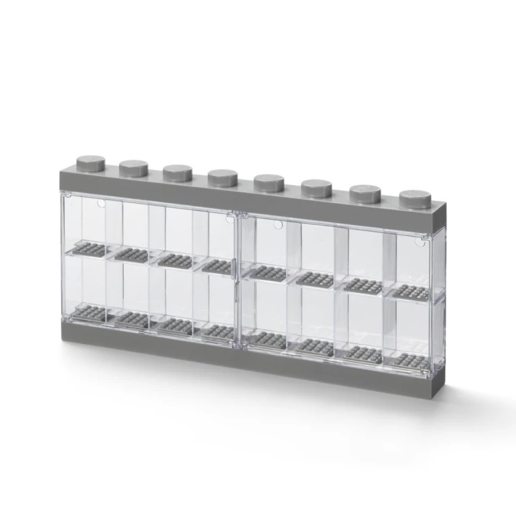 LEGO(R) witrynka na minifigurki 16 szara, NHG