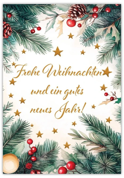 Karnet Boże Narodzenie Deutsch