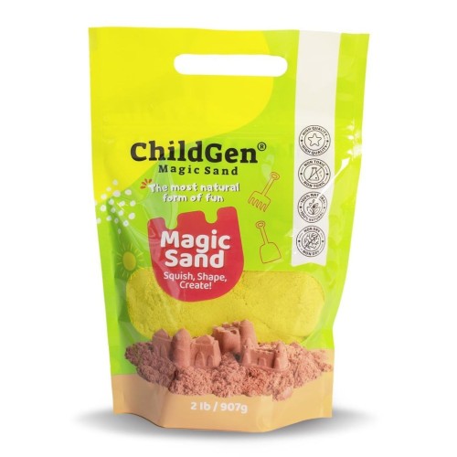 Piasek kinetyczny jasno zielony 907g, ChildGen
