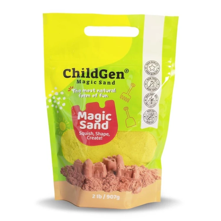 Piasek kinetyczny jasno zielony 907g, ChildGen