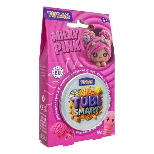 Plastelina Milky Pink 50g, Tuban