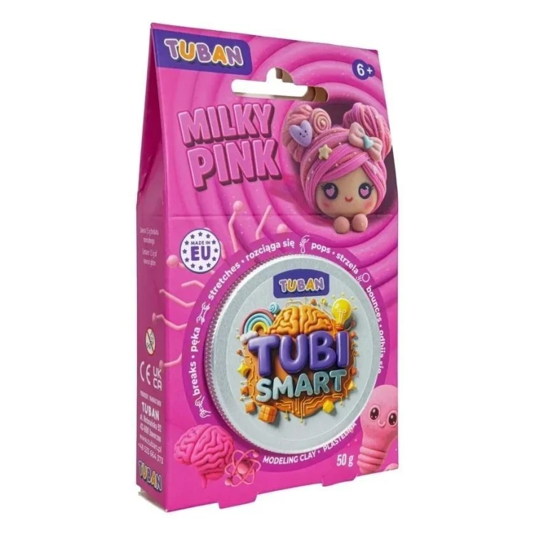 Plastelina Milky Pink 50g, Tuban